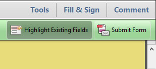 Adobe acrobat submit form button