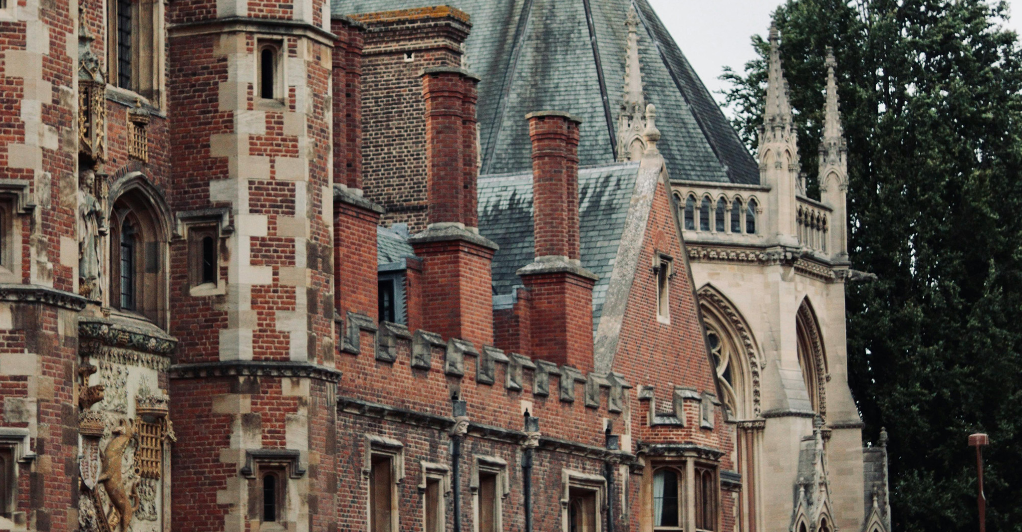 St Johns college in Cambridge taken from outside