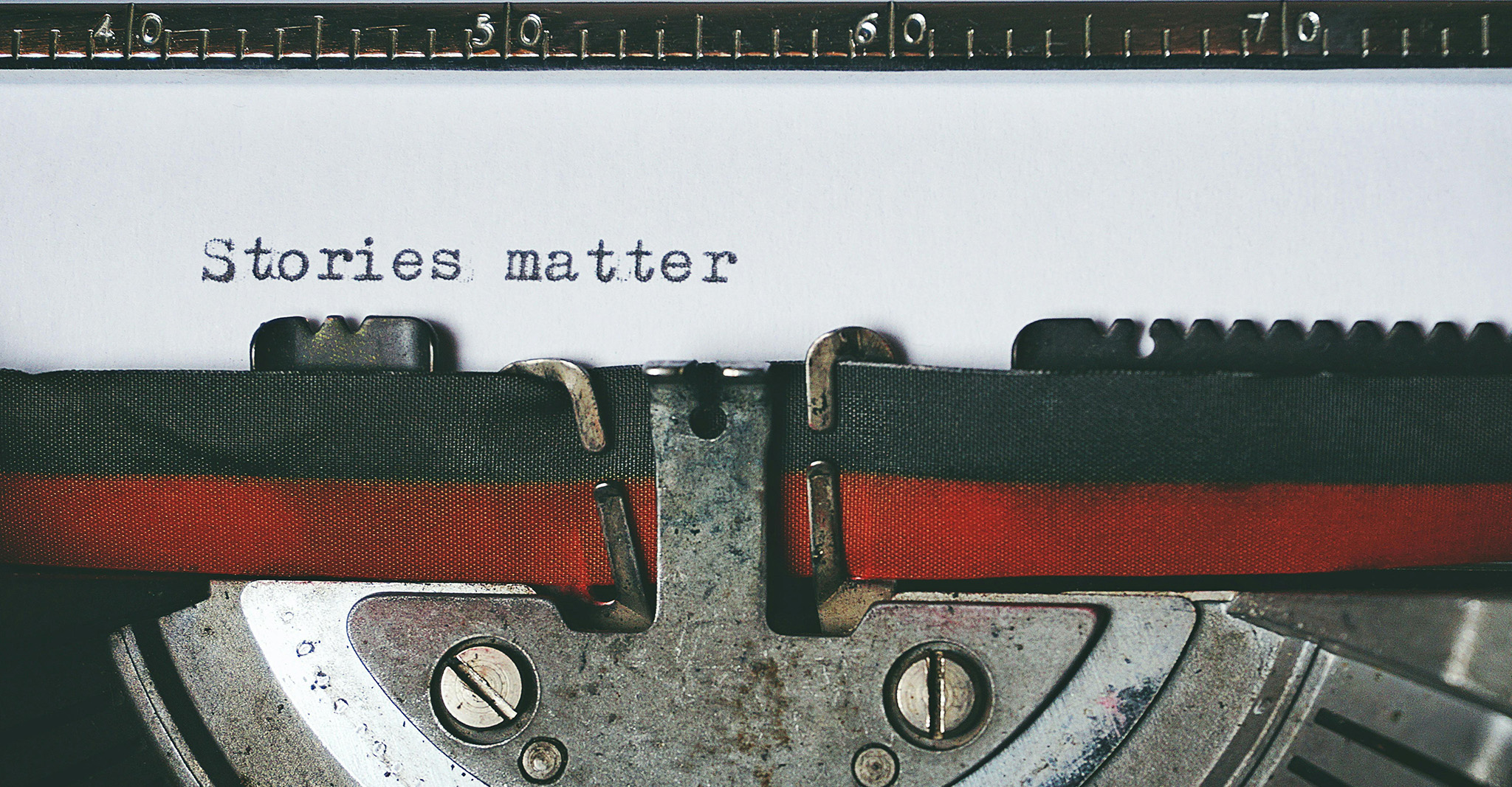 Creative writing typewriter representing creative industries in Norwich