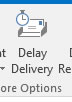 Delay delivery button - Outlook 2016