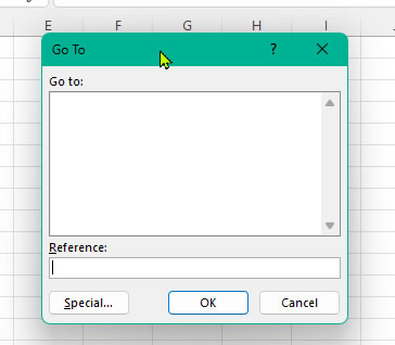 Get rid of blank rows goto box