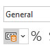 Accounting Number Format Button - Excel