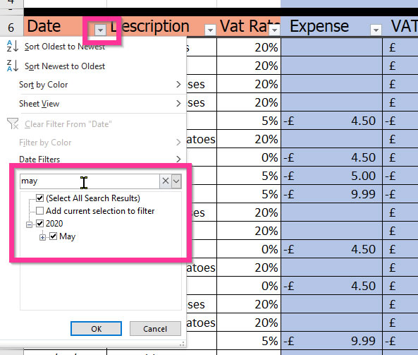 Work out how much money your business made last month.