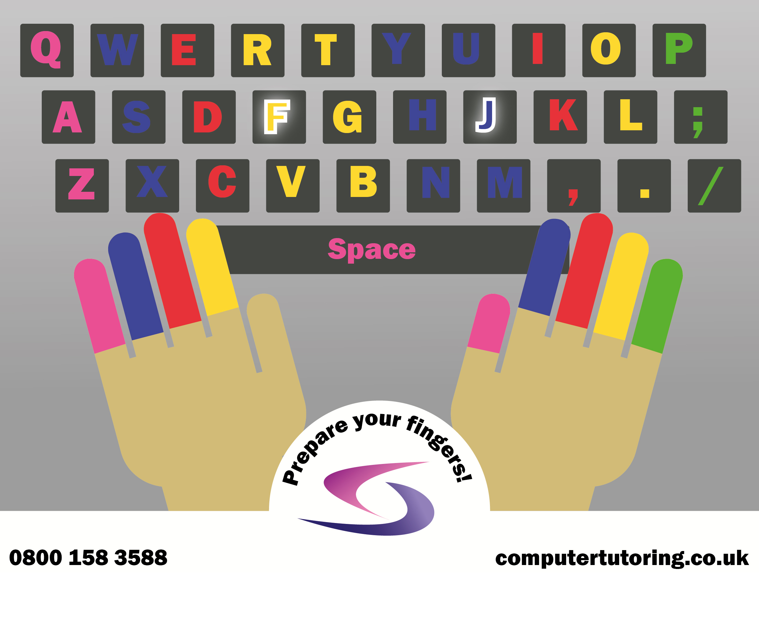 Touch Typing Diagram