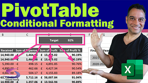 Pivot Table Conditional Formatting