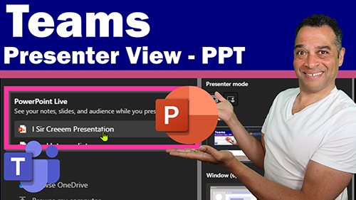 Teams PowerPoint Presenter View